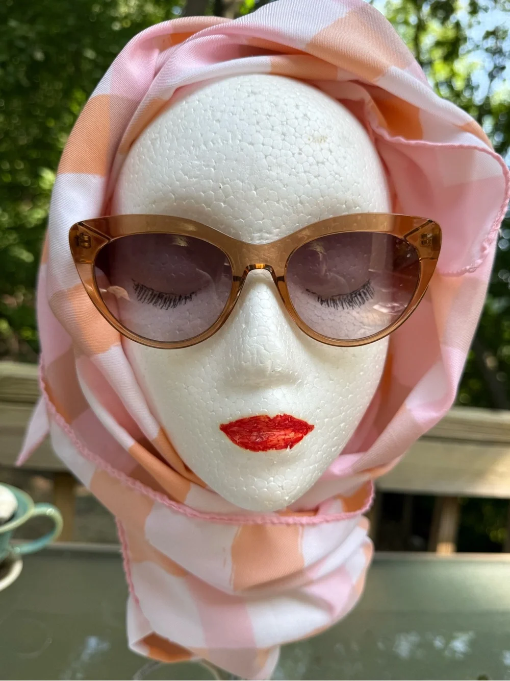 Talbots Sexy Sunny Tan Cat Eye Sunglasses
